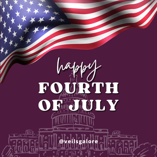 Celebrating Love and Freedom: A Perfect Blend of 4th of July, Weddings, and Veils
