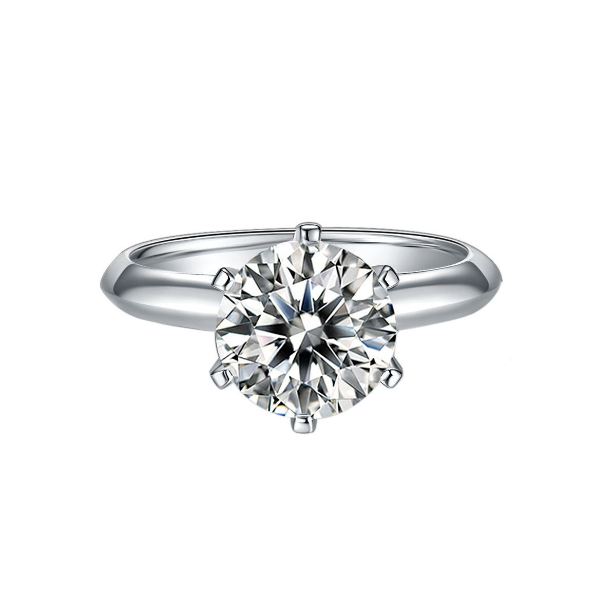 Moissanite ring