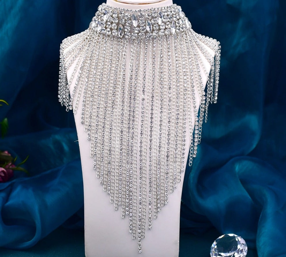 Tassel Rhinestone Necklace