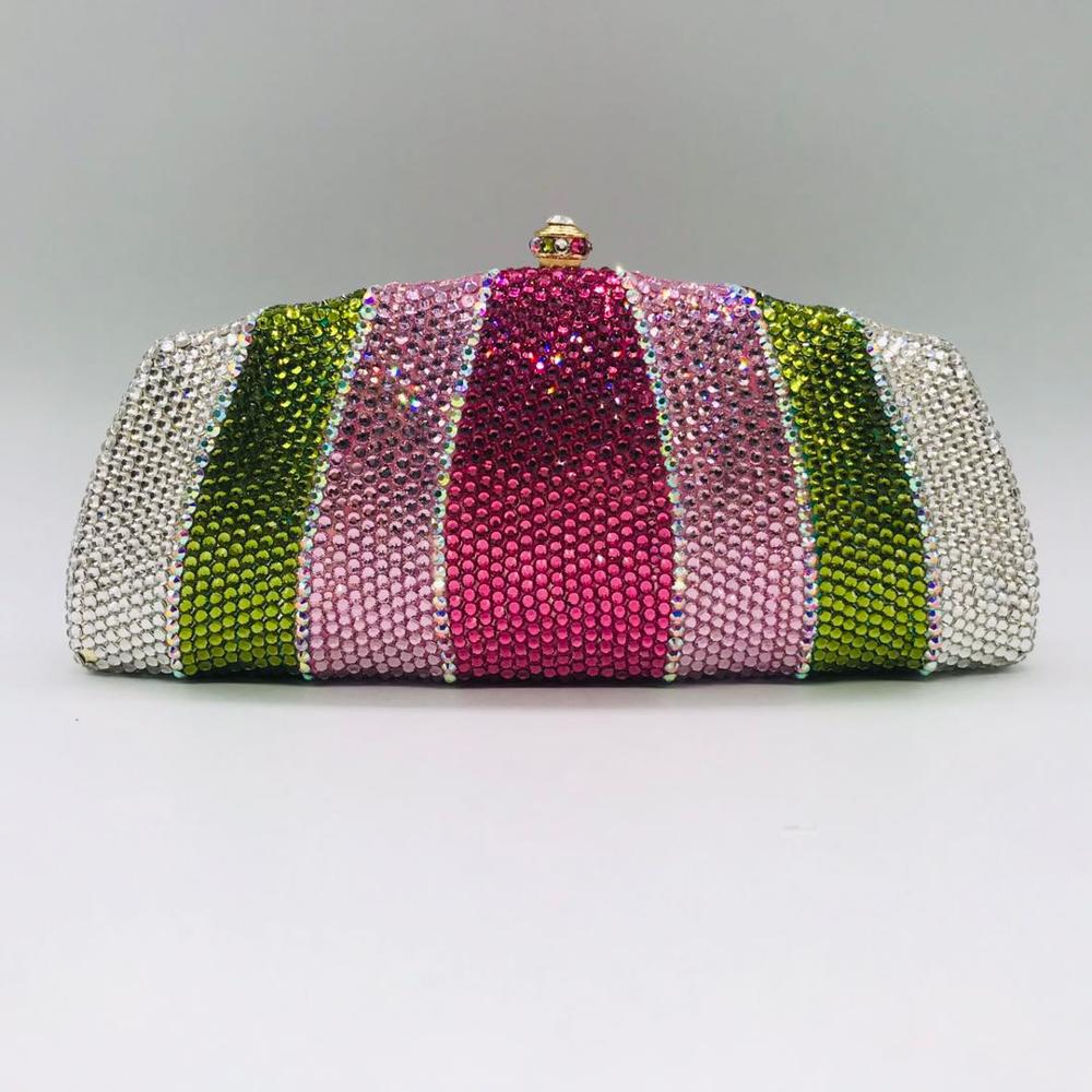 Rainbow Clutch Evening Purse VeilsGalore