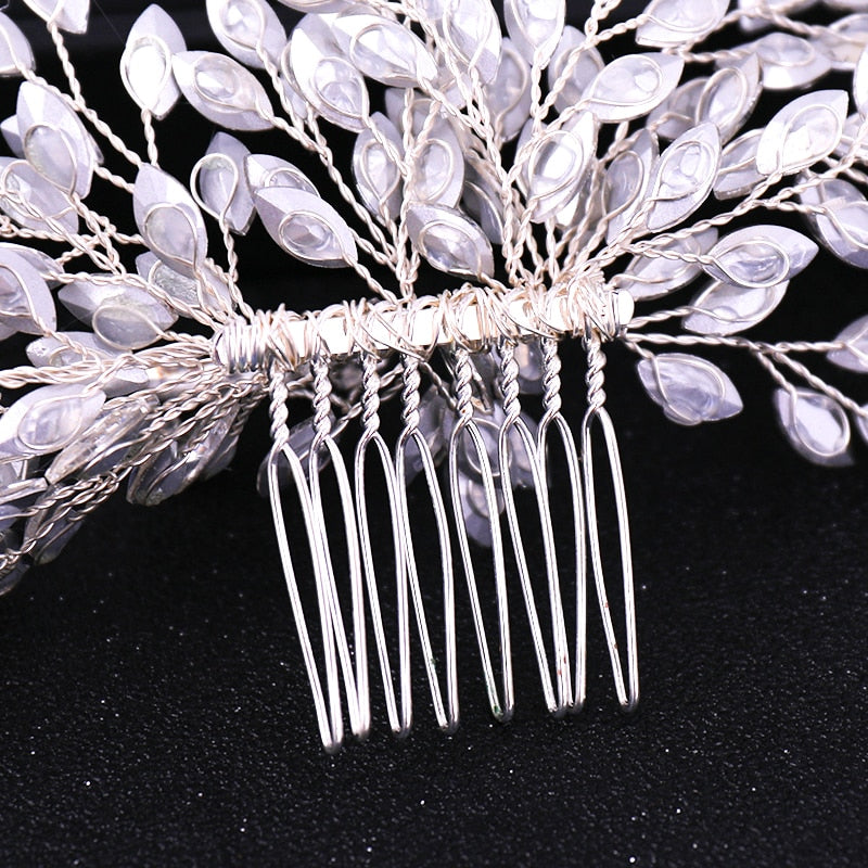 Flower Bridal Hair Piece Wedding Headpiece
