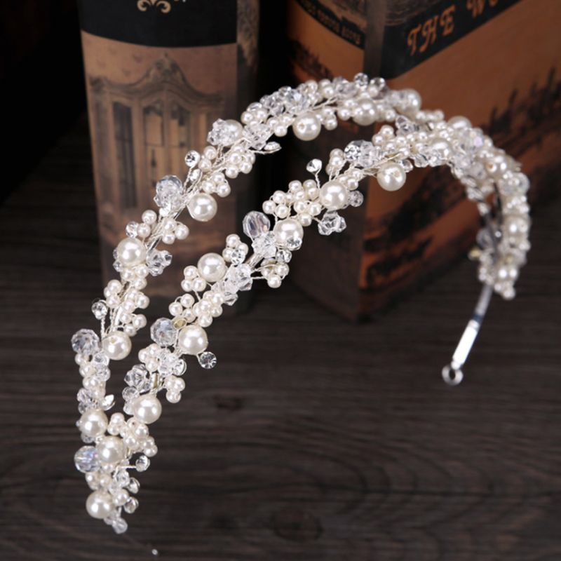 Handmade Double Layer Pearl Headpiece