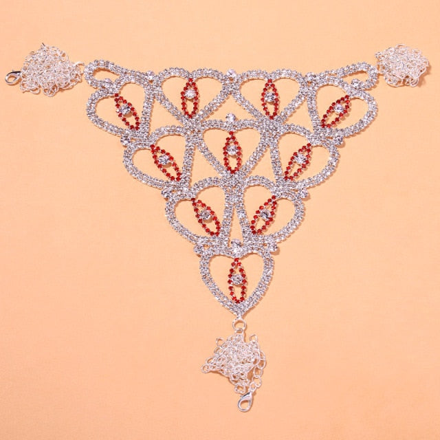 rhinestone thong