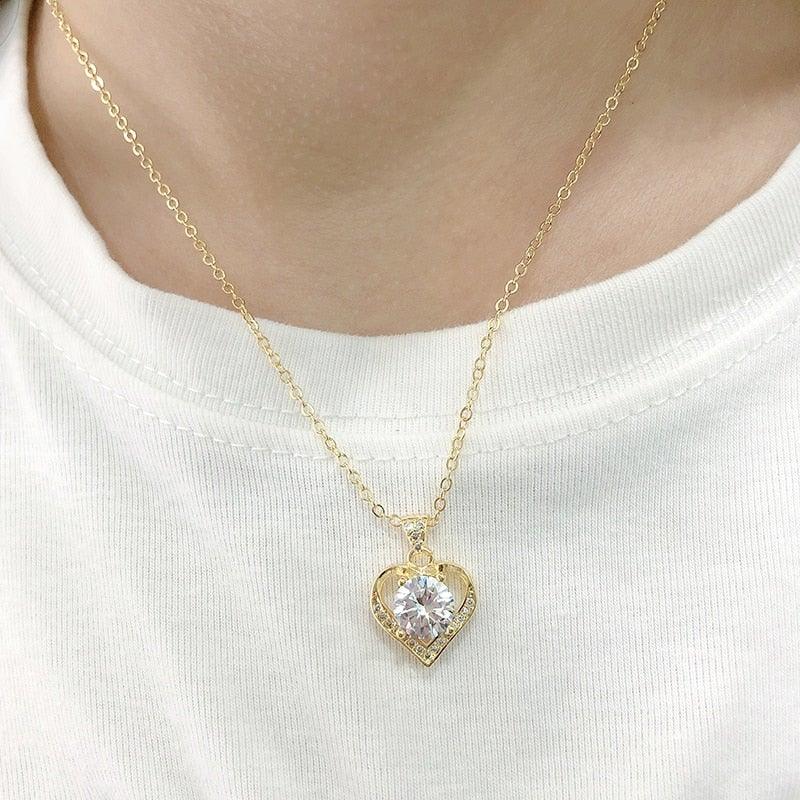 18K & Sterling Silver Gold Jewelry Set - VeilsGalore