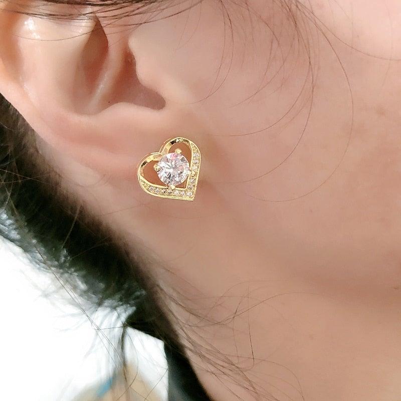 18K & Sterling Silver Gold Jewelry Set - VeilsGalore