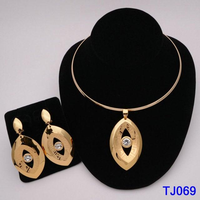 African Gold Jewelry Wedding Sets - VeilsGalore
