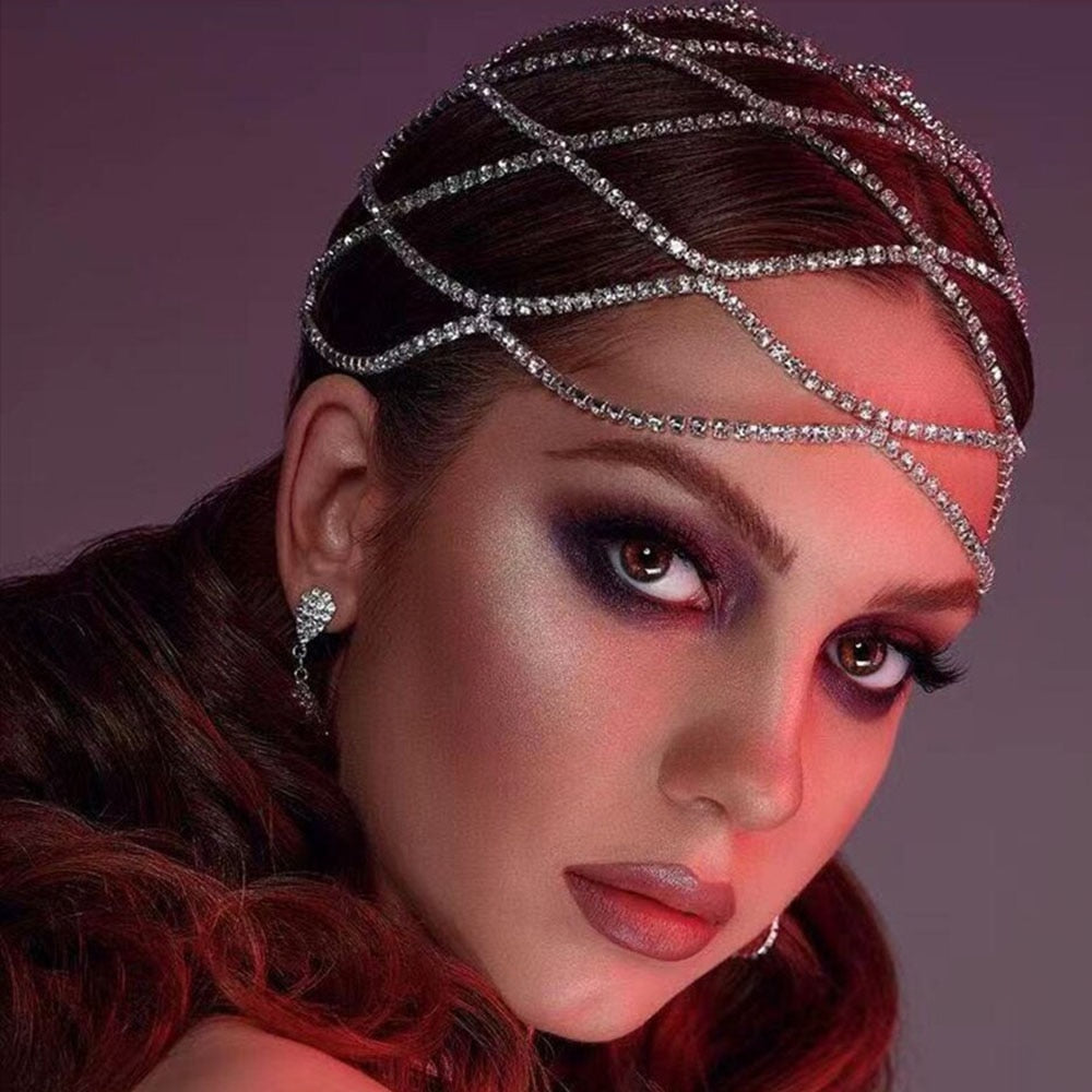 Multi-layer Mesh Bridal Headband