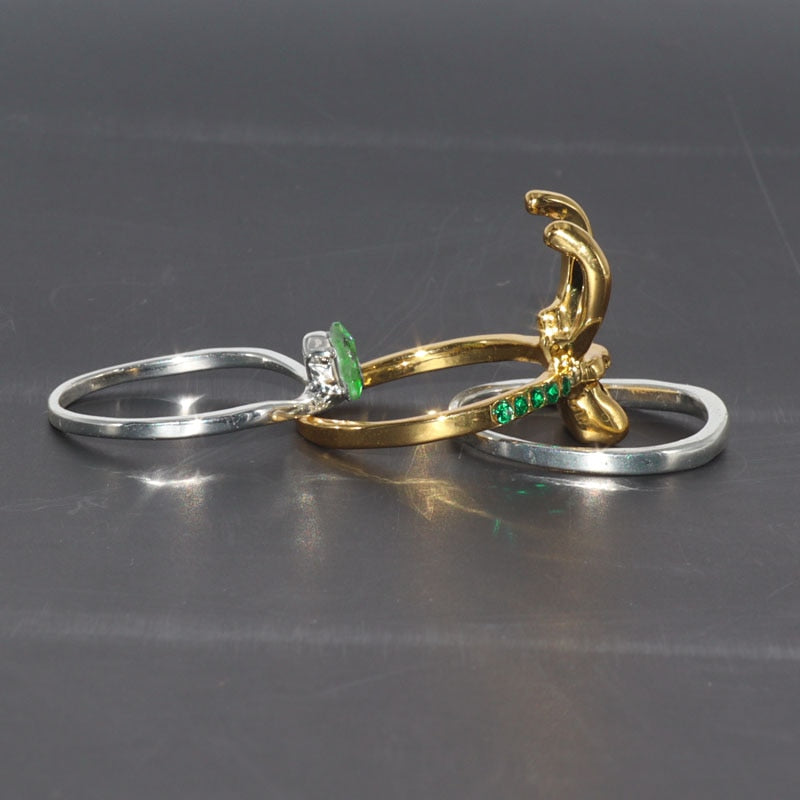 Sterling Silver Loki Helmet Ring