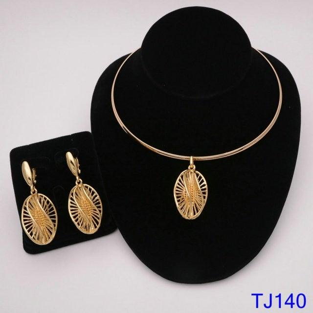 African Gold Jewelry Wedding Sets - VeilsGalore