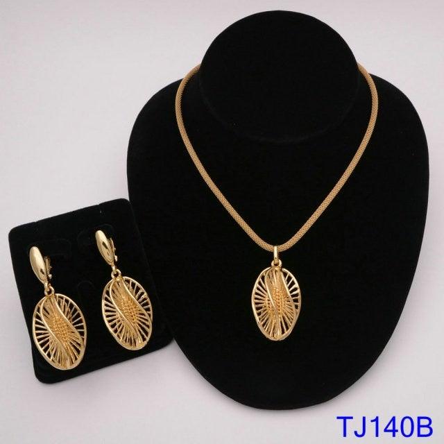African Gold Jewelry Wedding Sets - VeilsGalore