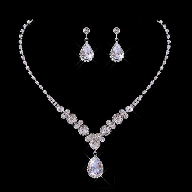 Zircon Jewelry Set with pendant