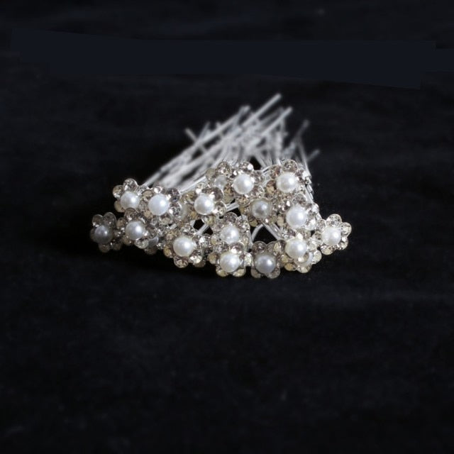 Wedding Bridal Flower Hair Pins