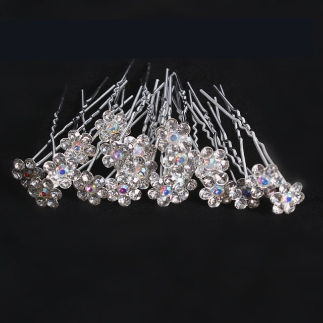 Wedding Bridal Flower Hair Pins