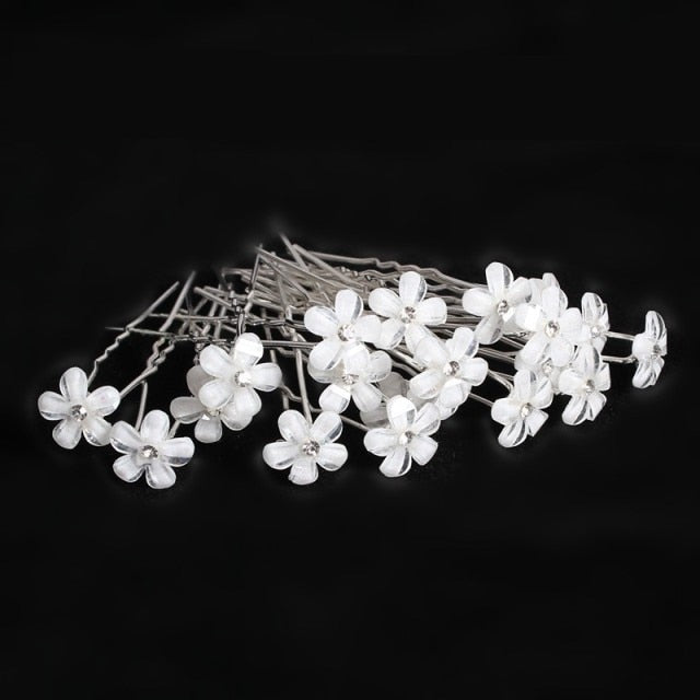 Wedding Bridal Flower Hair Pins