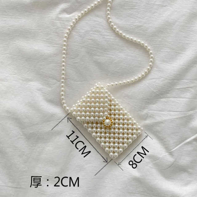 Mini Beaded Pearl Luxury Purse