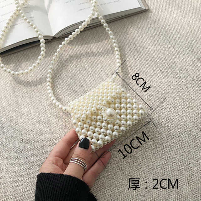 Mini Beaded Pearl Luxury Purse