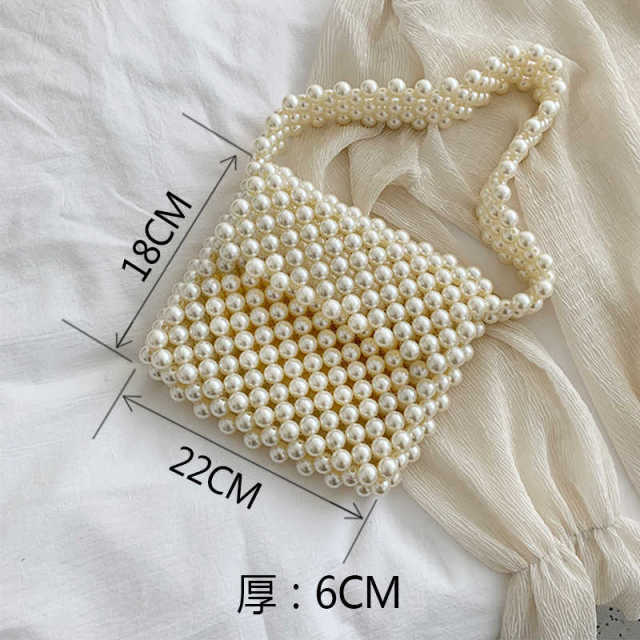Mini Beaded Pearl Luxury Purse