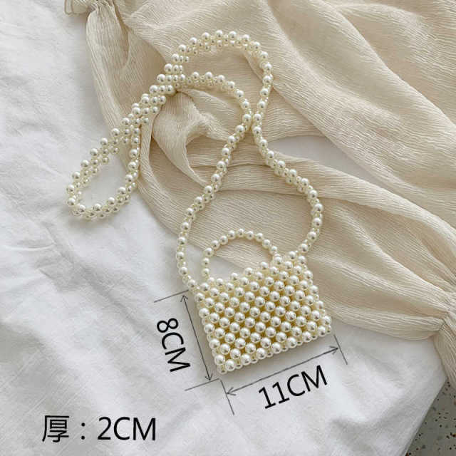 Mini Beaded Pearl Luxury Purse