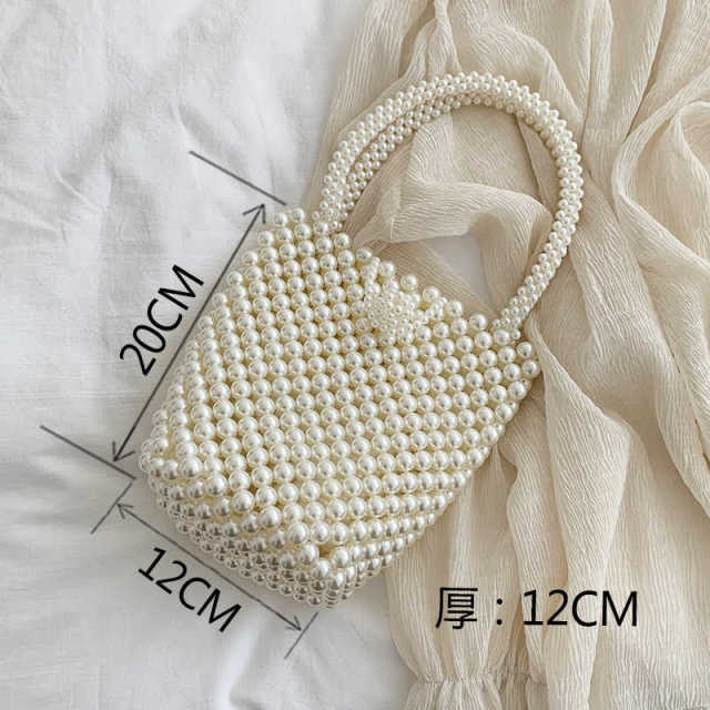 Mini Beaded Pearl Luxury Purse