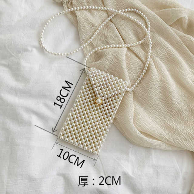 Mini Beaded Pearl Luxury Purse