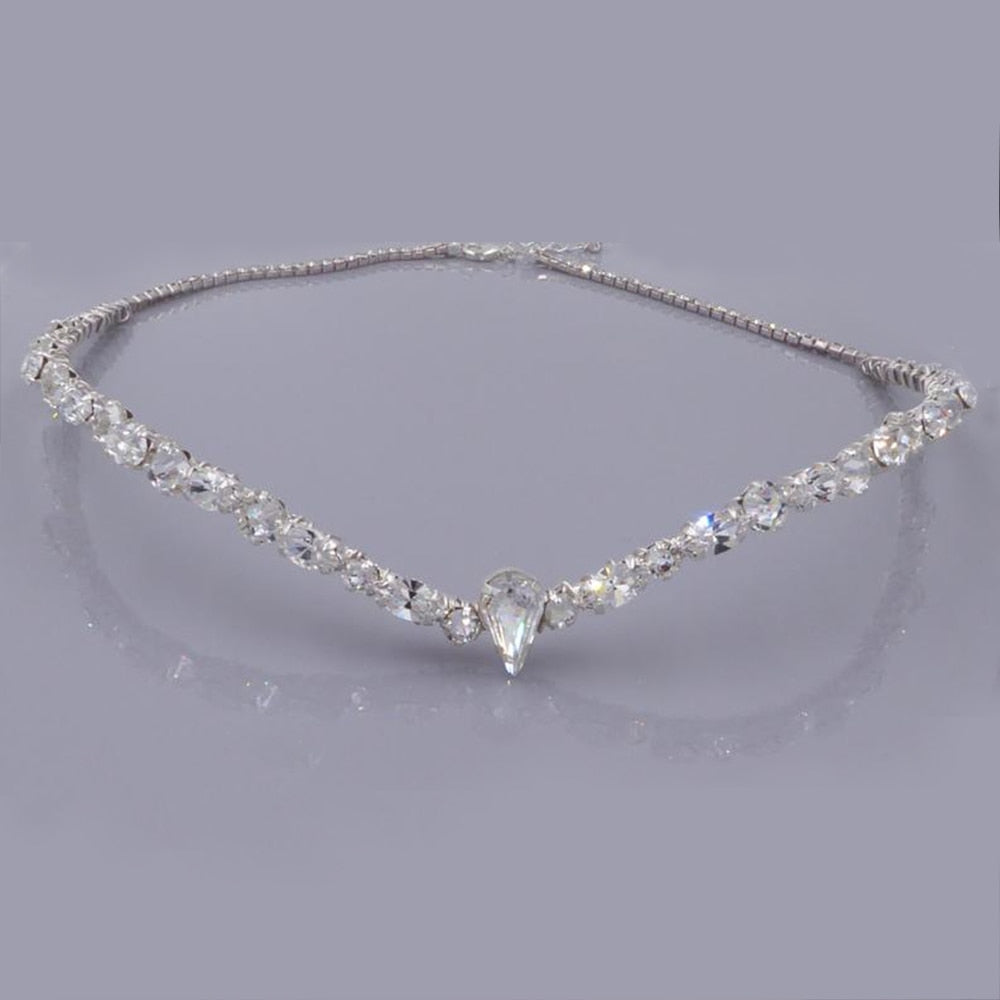 bridal hair chain headdress 