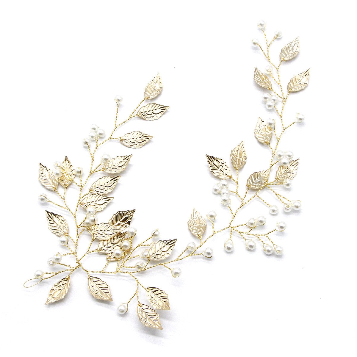 Alloy Leaf Bridal Headdress