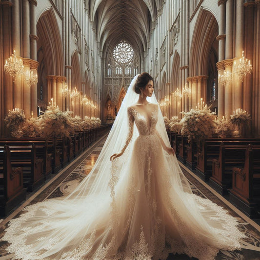 The Timeless Beauty and Joy of Cathedral Veils: A Bride’s Perfect Choice
