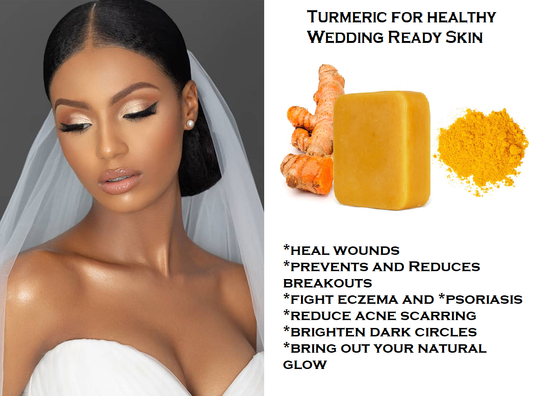 Turmeric, a powerful and natural skincare ingredient for wedding-ready skin - VeilsGalore 