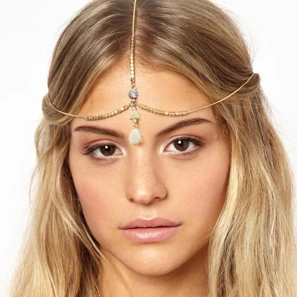 Coin Forehead Chain Coin Head Chain for Women VeilsGalore