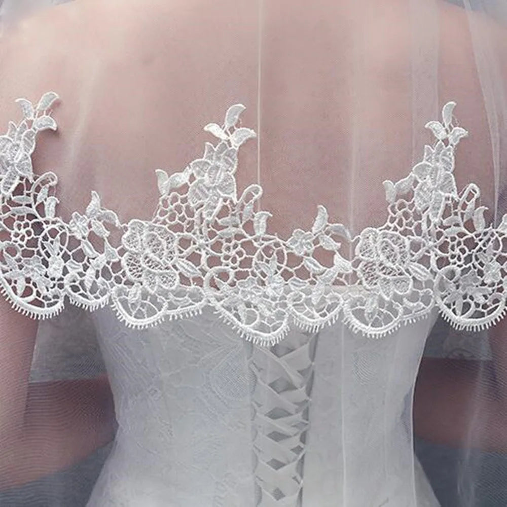 Women Wedding Veil With Comb