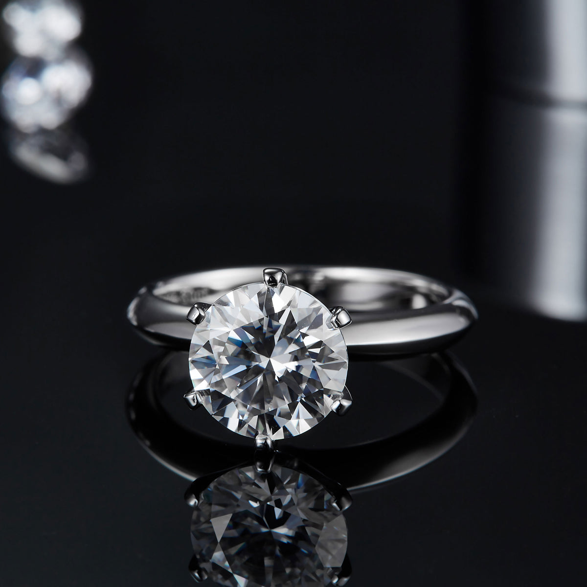 Moissanite engagement ring on sale
