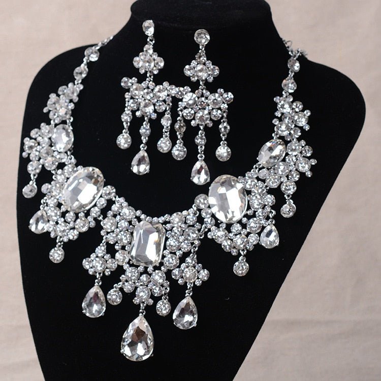 Rhinestone Statement Necklace