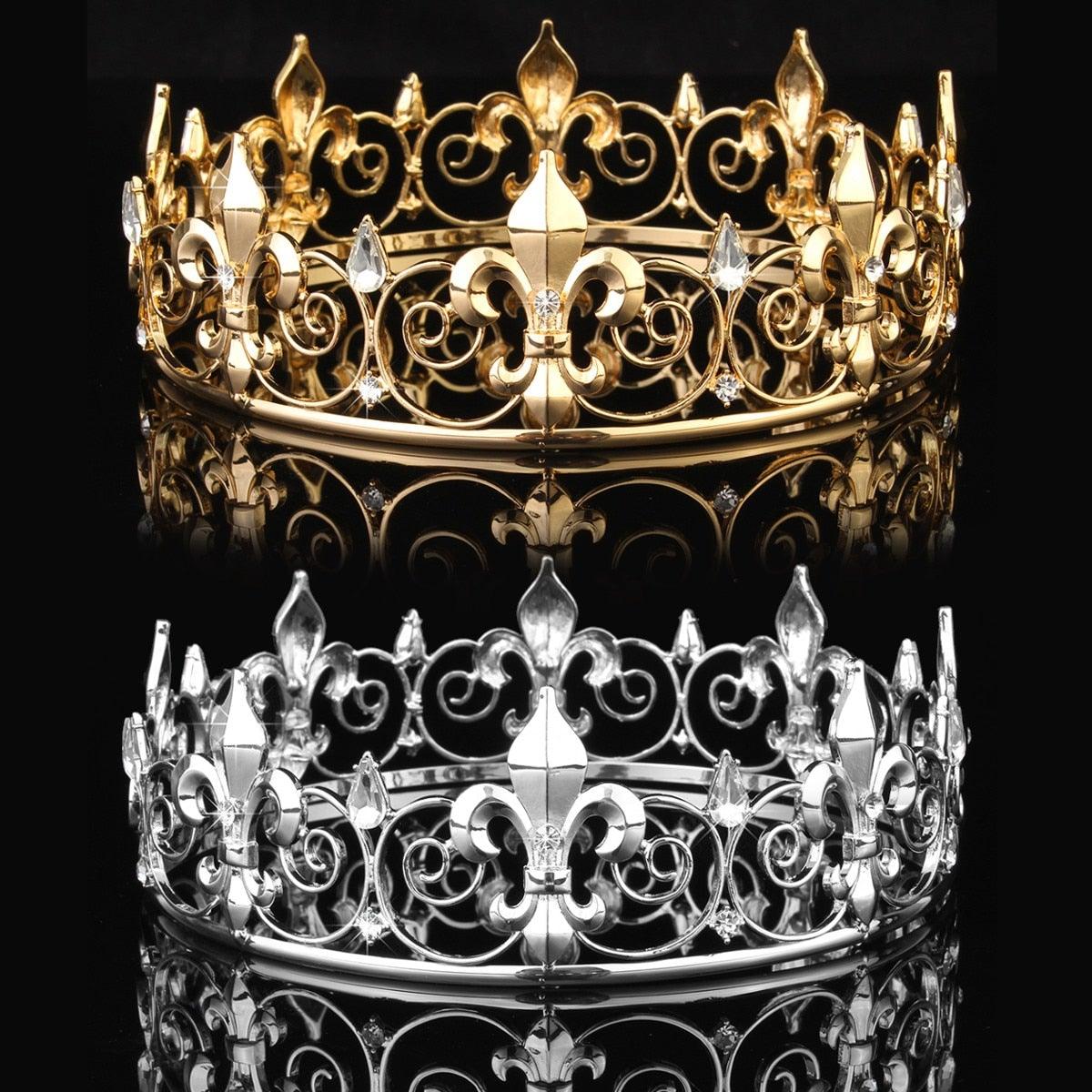  Rhinestone Wedding Crown - VeilsGalore 
