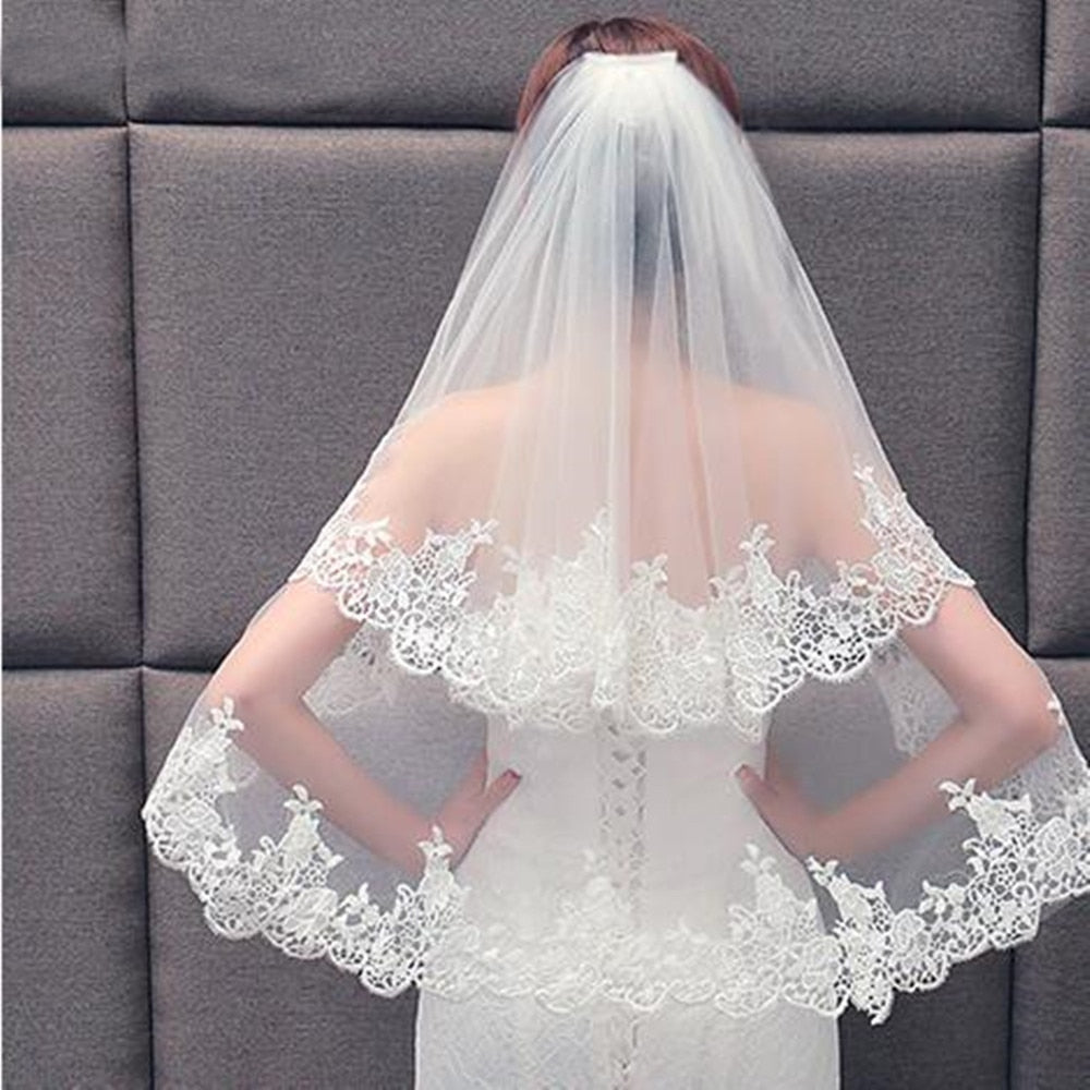 Women Wedding Veil With Comb