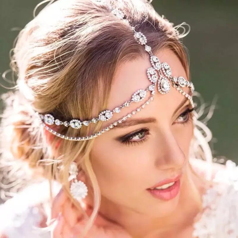 Bridal Hair Chain Headdress