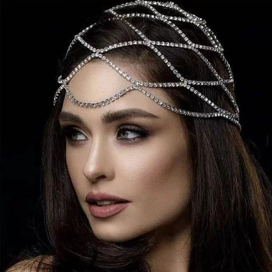 Multi-layer Mesh Bridal Headband