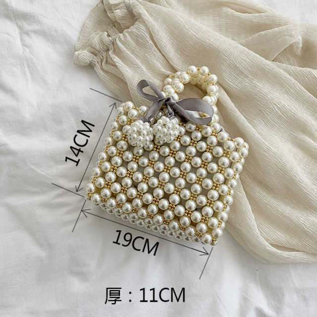 Mini Beaded Pearl Luxury Purse