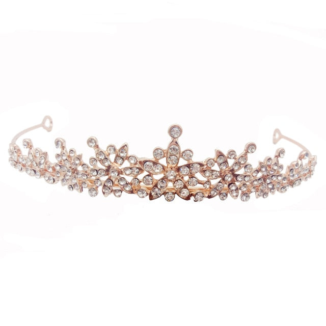 Crystal Tiara Bridal Crown Wedding