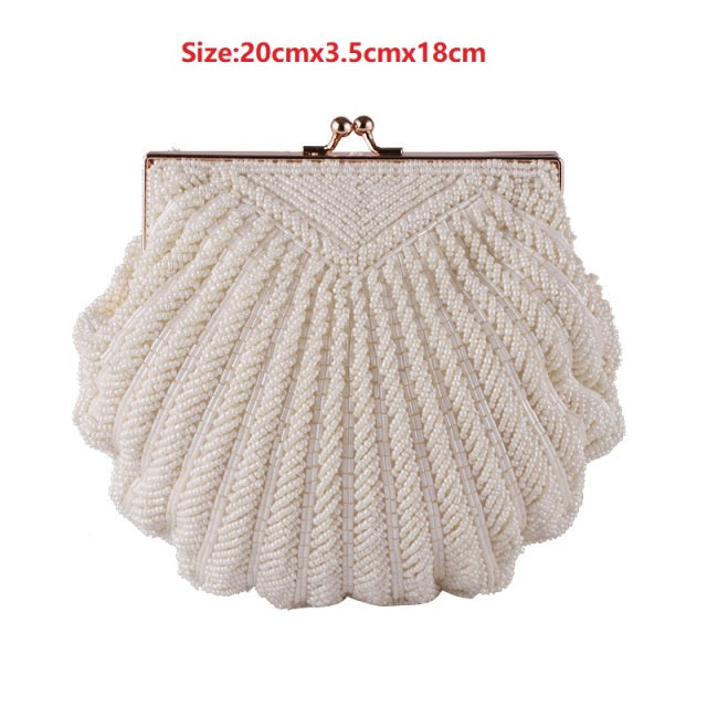 Pearl Beaded Clutch Bags