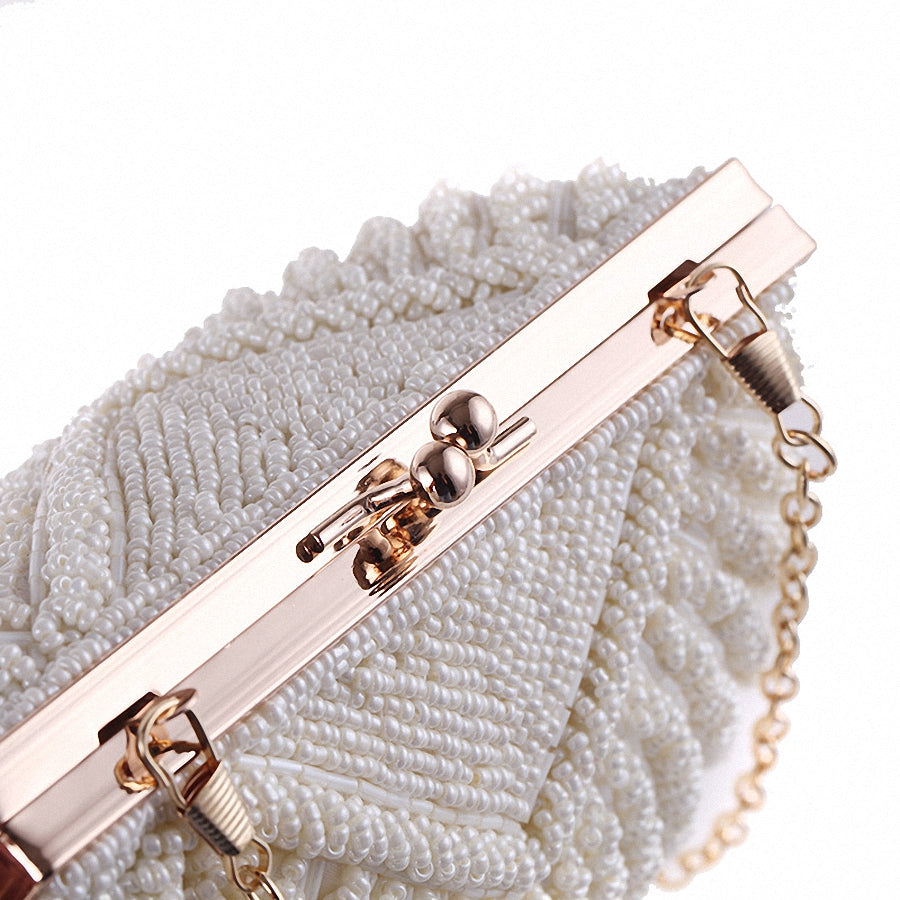 Pearl Beaded Clutch Bags